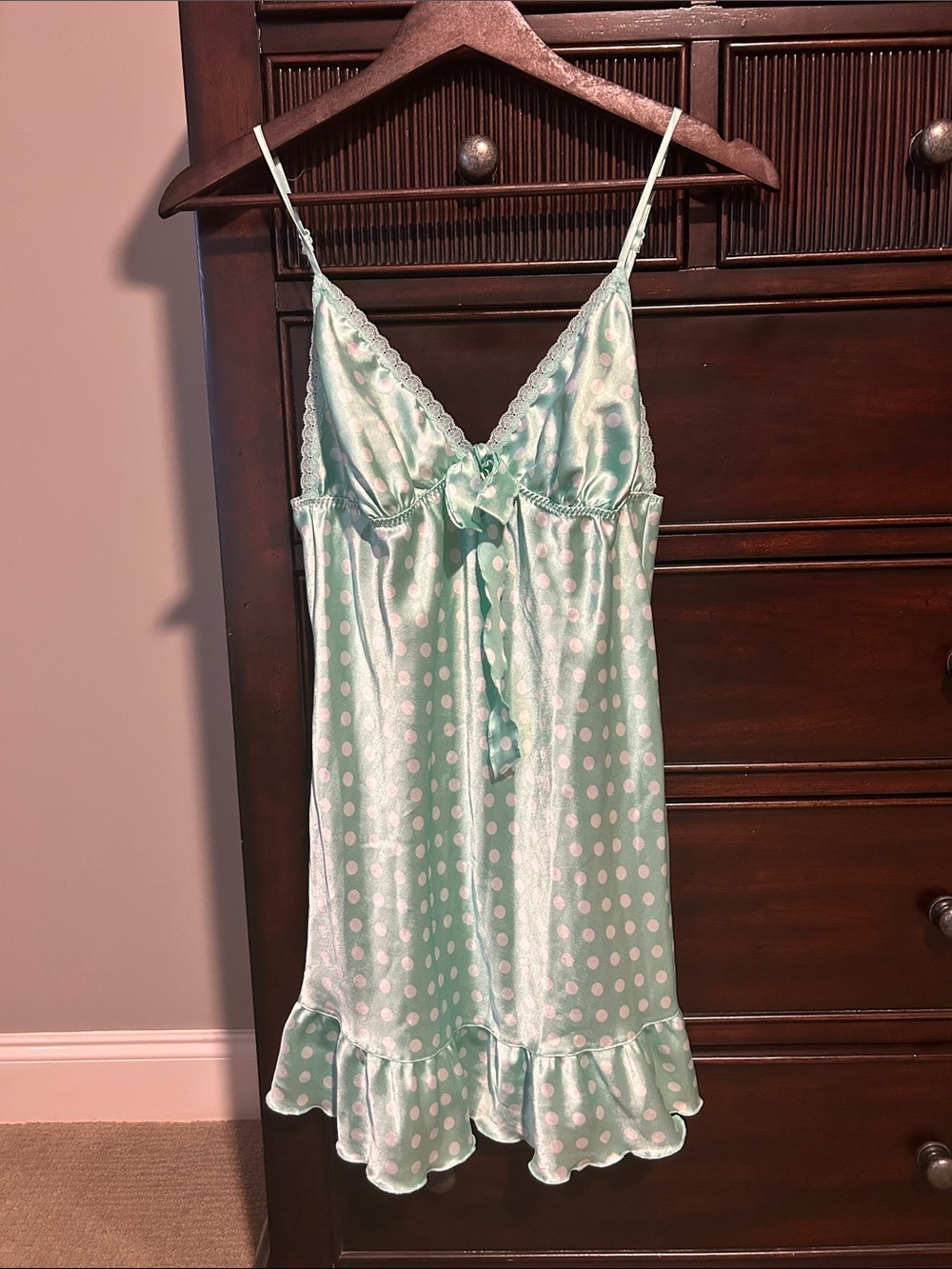 Victoria’s Secret mint green chemise slip